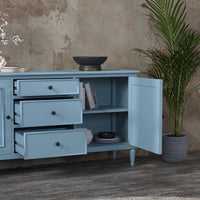 Mango Wood Sideboard Buffet with Drawer Storage