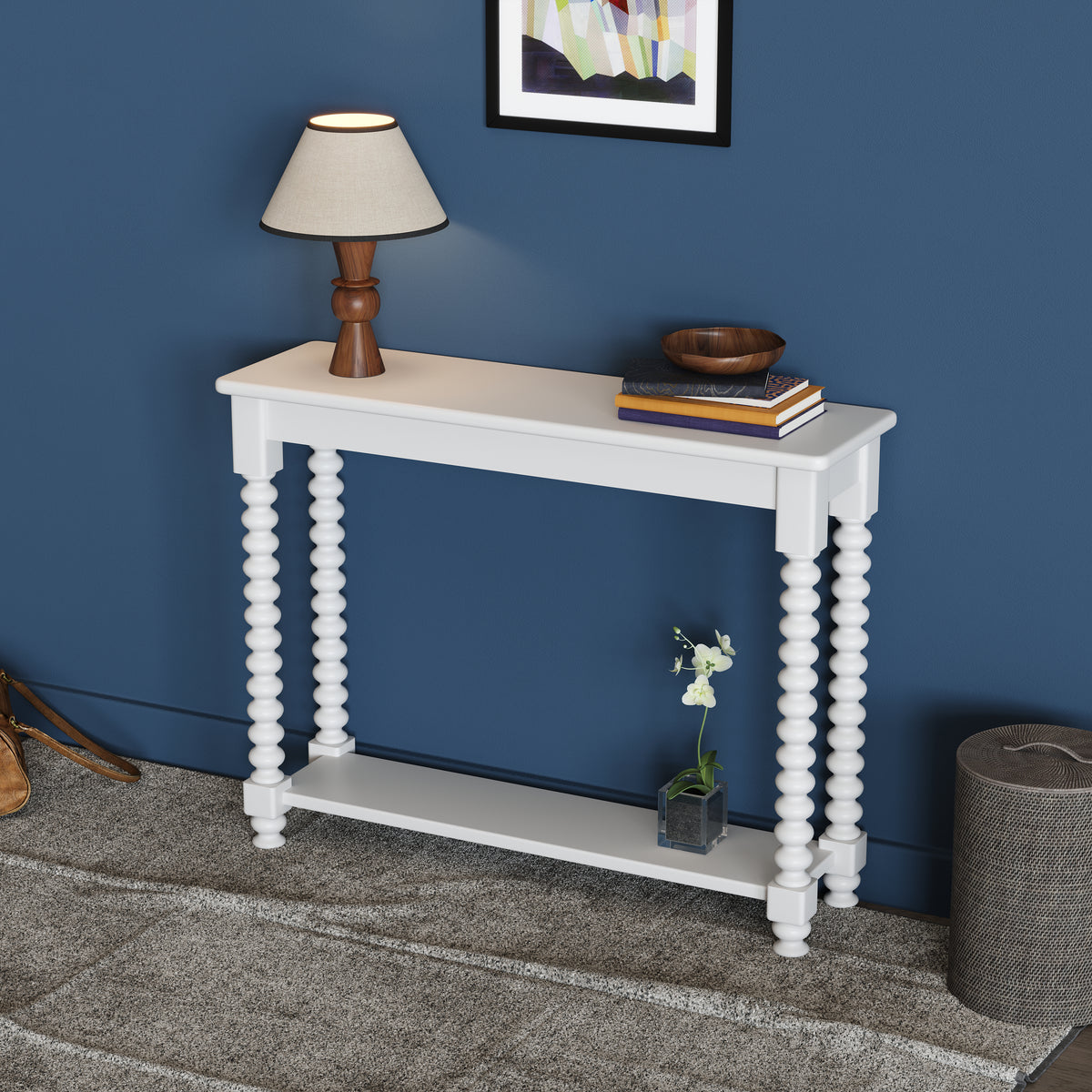 Wooden Console for Living Room