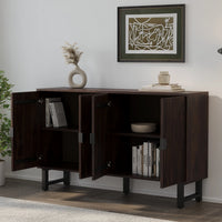 Sheesham Wood Sideboard Buffet Cabinet