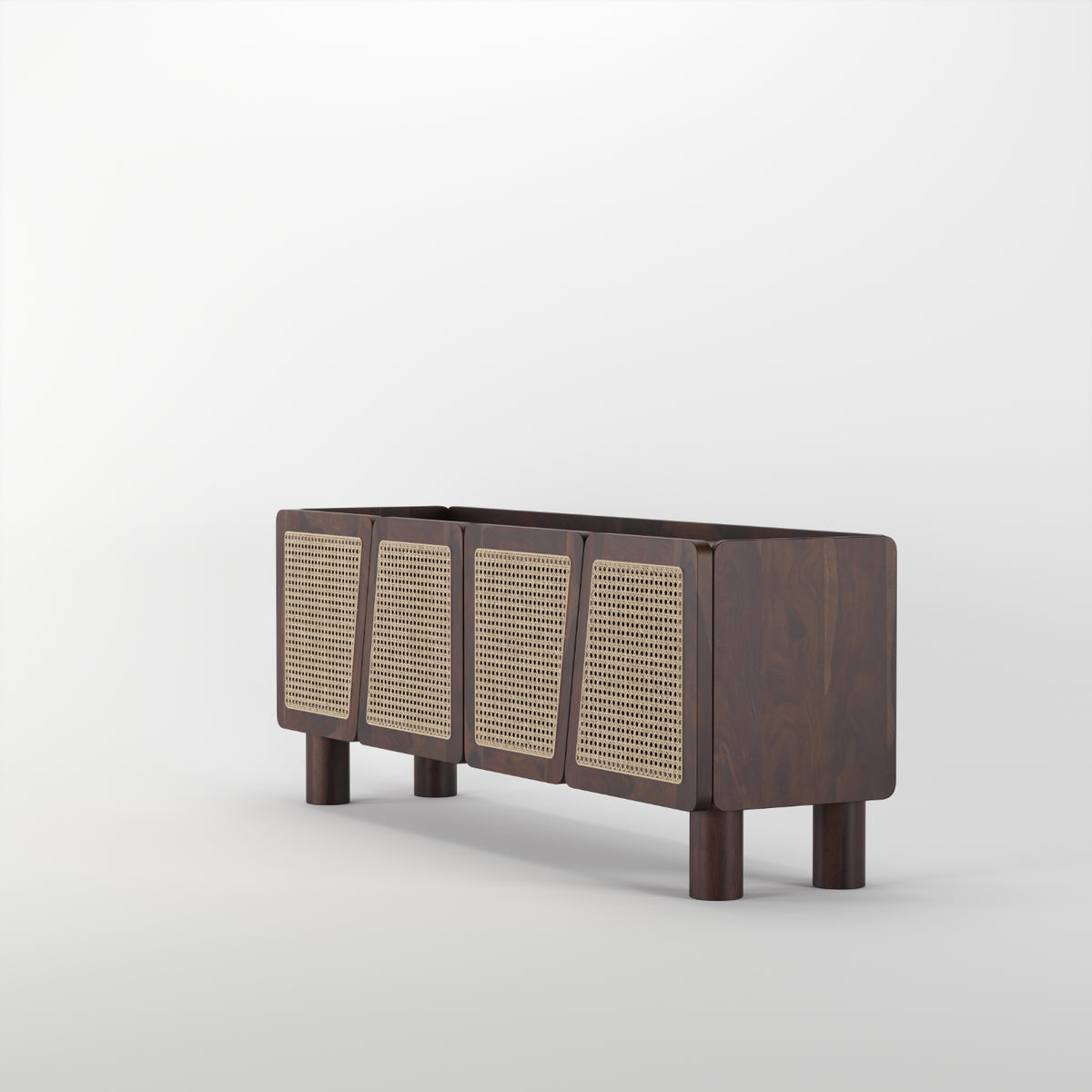 Sheesham Wood Sideboard Cabinet for Bedroom