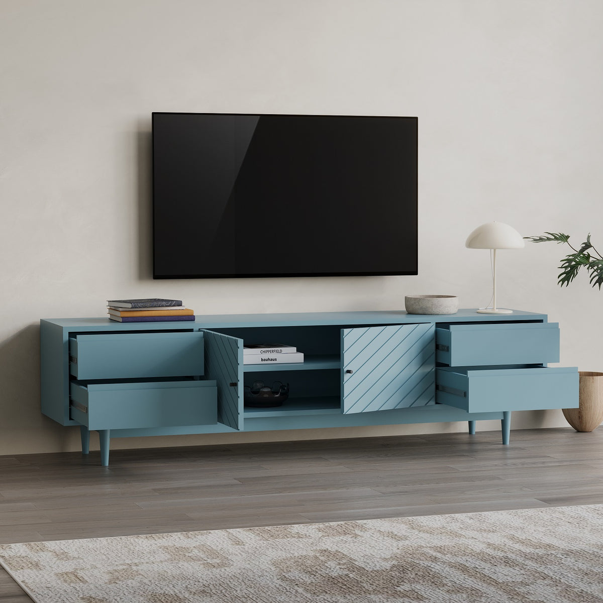 Wooden Tv Unit for Living Room