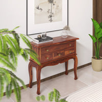 Wooden Console Cabinet with Drawer for Living Room