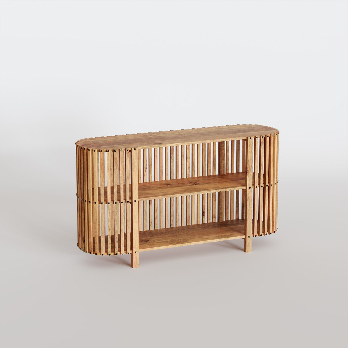 Solid Wood Top  Console Table