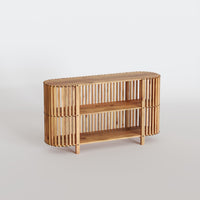 Solid Wood Top  Console Table