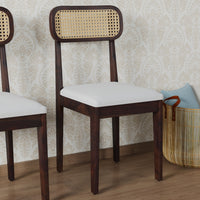 Solid Wood Dining Chair Set of 2 for Seating Area