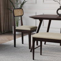 Wooden Dining Table Set 4 Seater