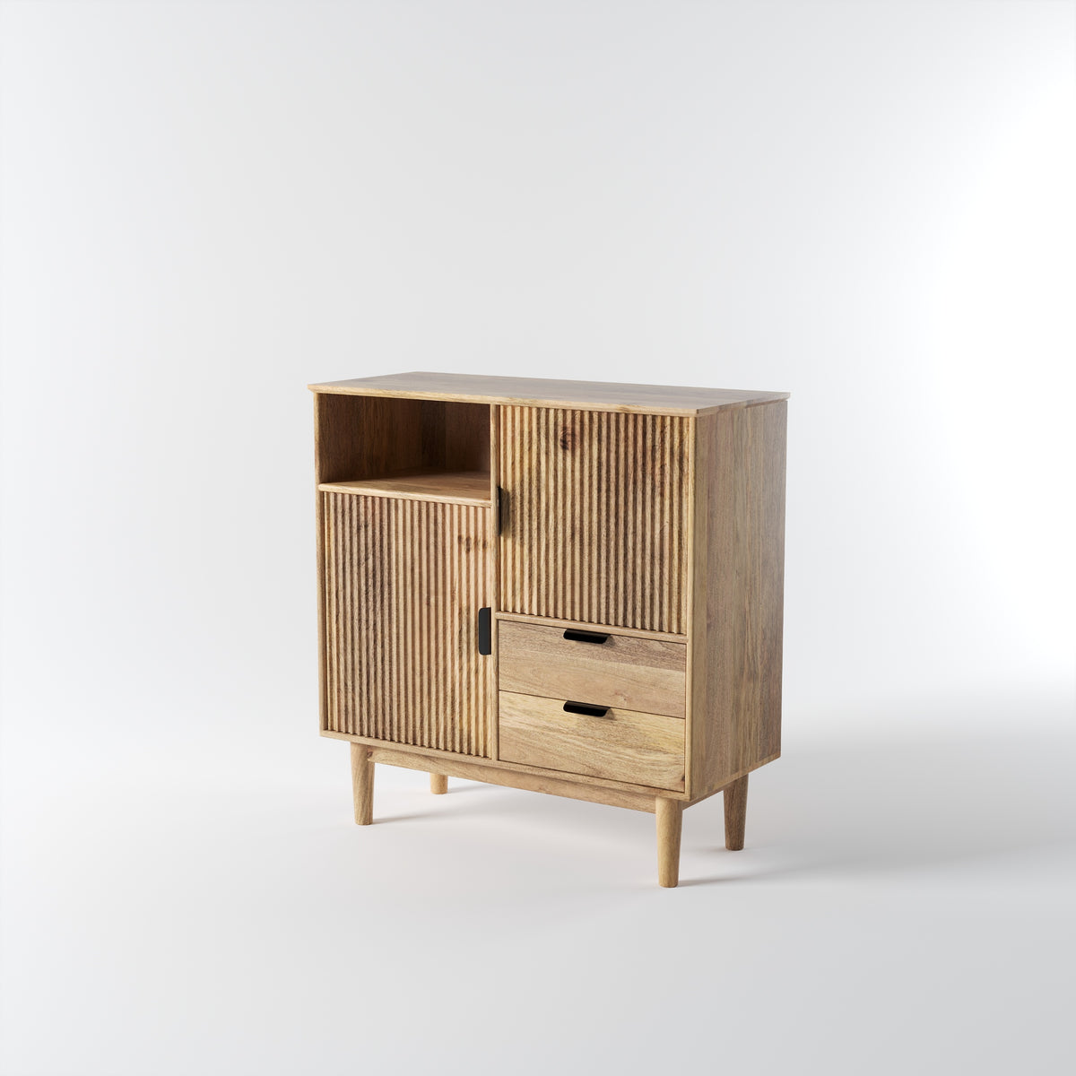 Mango Wood Sideboard Buffet for Living Room