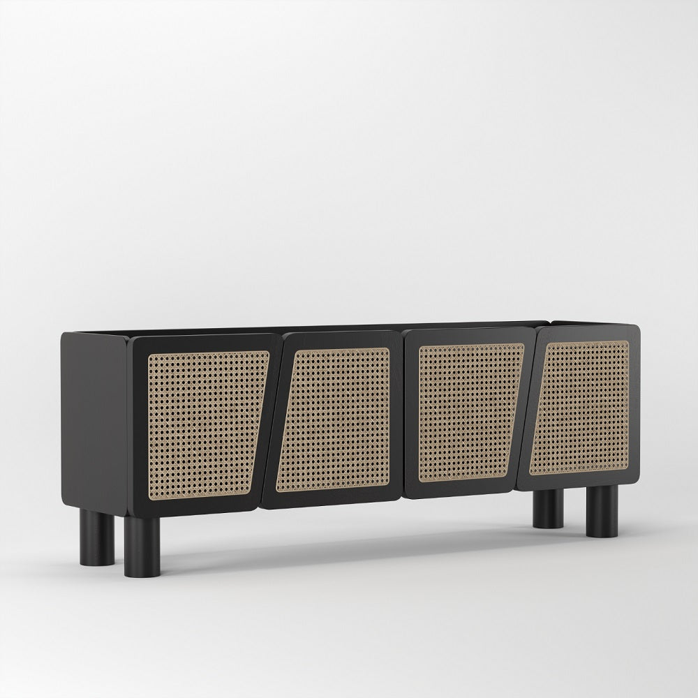 Rattan Sideboard Cabinet for Living Room