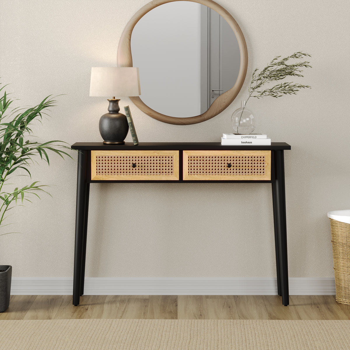 Wooden Console with Drawer