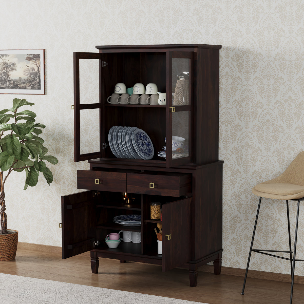Sheesham Wood Sideboard Cabinet