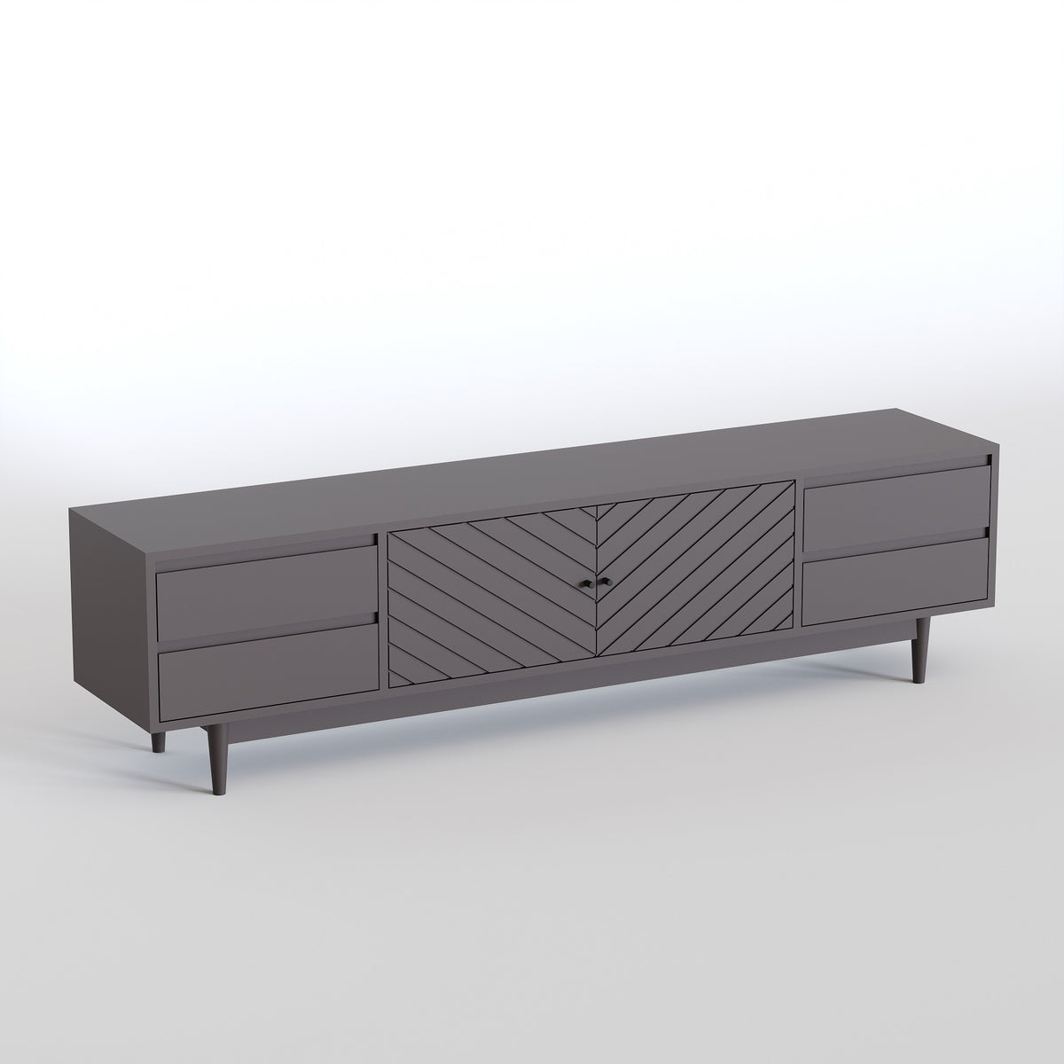 Solid Wood Tv Unit Stand for Bedroom