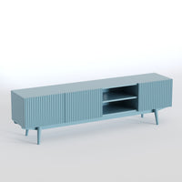 Solid Wood Tv Unit with Storage