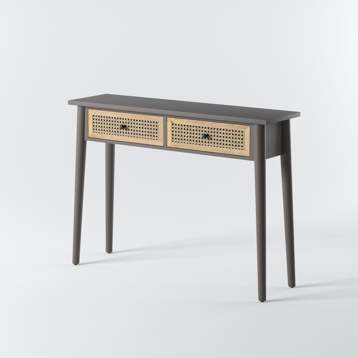 Solid Wood Console Table with Drawers