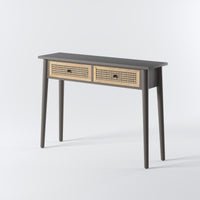 Solid Wood Console Table with Drawers