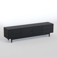 Wooden Tv Cabinet with Storage for Living Room