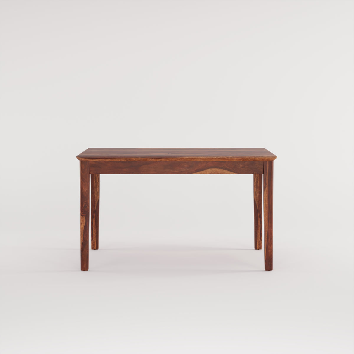 Oslo Solid Sheesham Wood 4 Seater Dining Table Set - Honey Finish