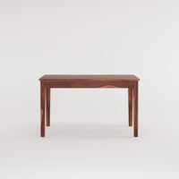 Oslo Solid Sheesham Wood 4 Seater Dining Table Set - Honey Finish