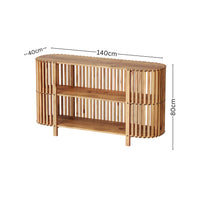 Solid Wood Top  Console Table