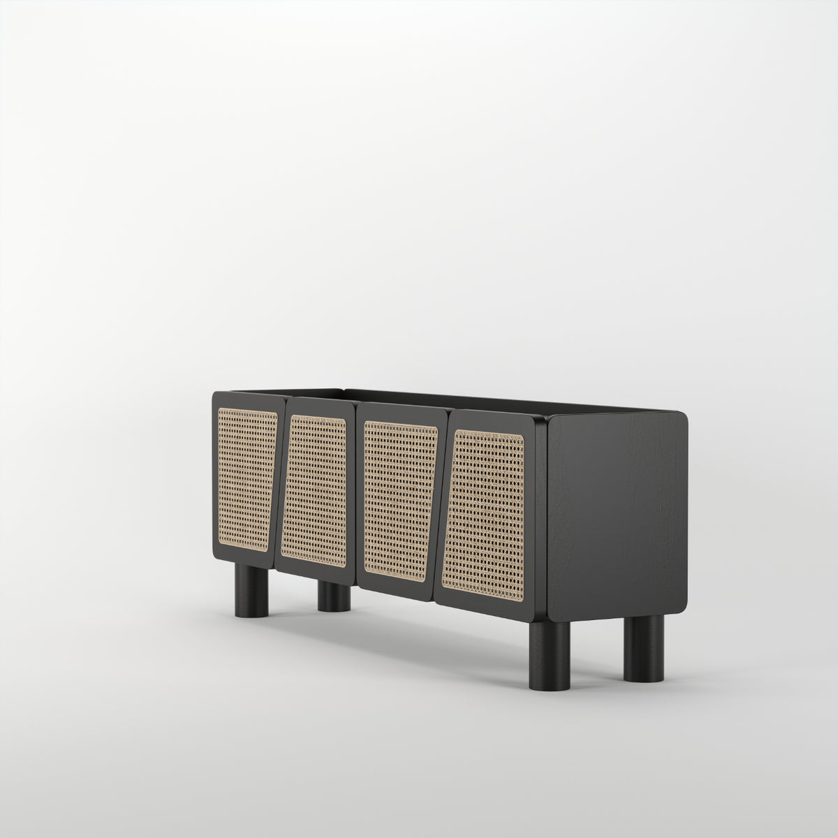 Rattan Sideboard Cabinet for Living Room