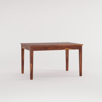 Oslo Solid Sheesham Wood 4 Seater Dining Table Set - Honey Finish