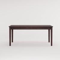 Oslo Solid Sheesham Wood 6 Seater Dining Table Set - Walnut Finish