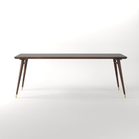 Solid Sheesham Wood Dining Table in Honey Finish