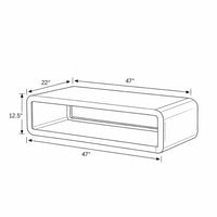 Sheesham Wood Rectangular Coffee Table