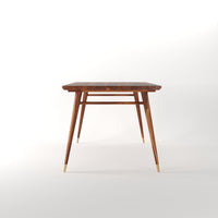 Sheesham Wood 8 Seater Dining Table Set with Cane Back Chairs