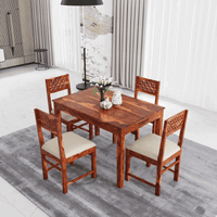 4 Seater dining set made of solid sheesham wood