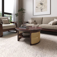 Solid Wood 5 Seater Sofa Set