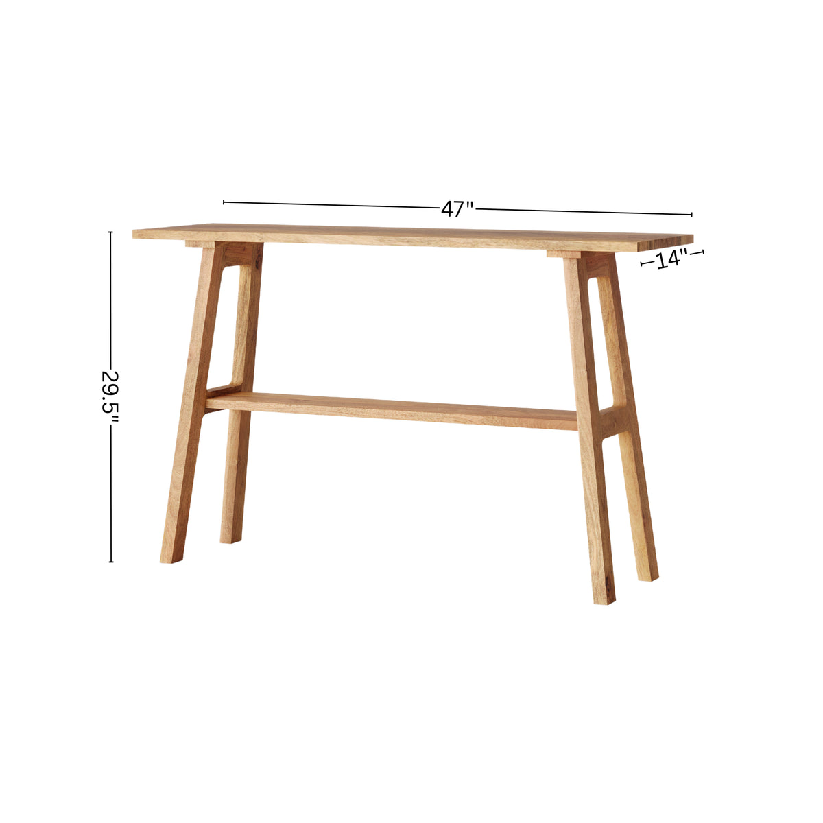 Wooden Console for Entryway