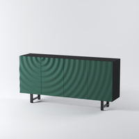 Emerald Wave Sideboard Cabinet for Living Room