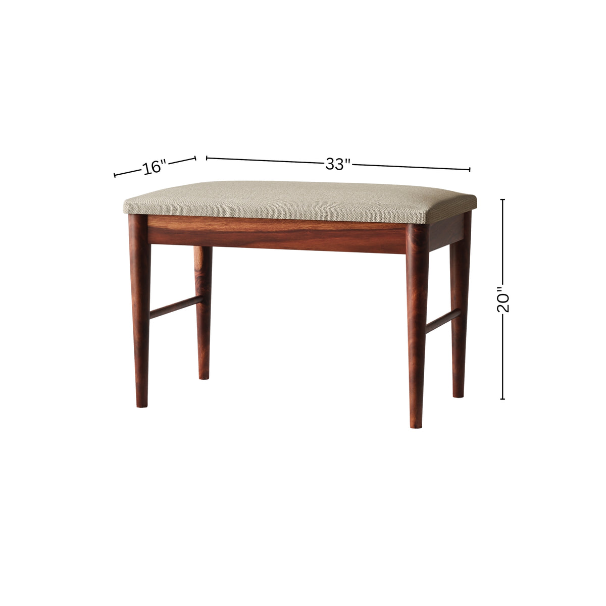 Solid Sheesham Wood 4 Seater Dining Set