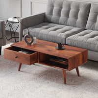 Solid Wood Coffee Table for Living Room