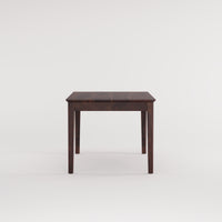 Oslo Solid Sheesham Wood 4 Seater Dining Table Set - Walnut Finish