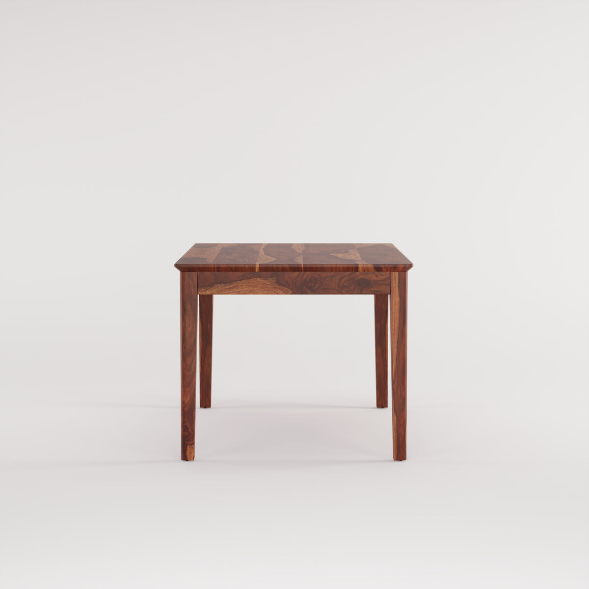Oslo Solid Sheesham Wood 4 Seater Dining Table Set - Honey Finish