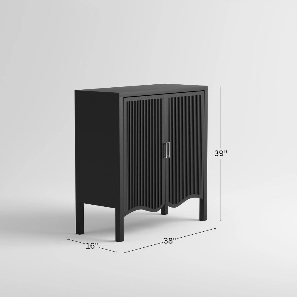 2 Door Wooden Storage Cabinet