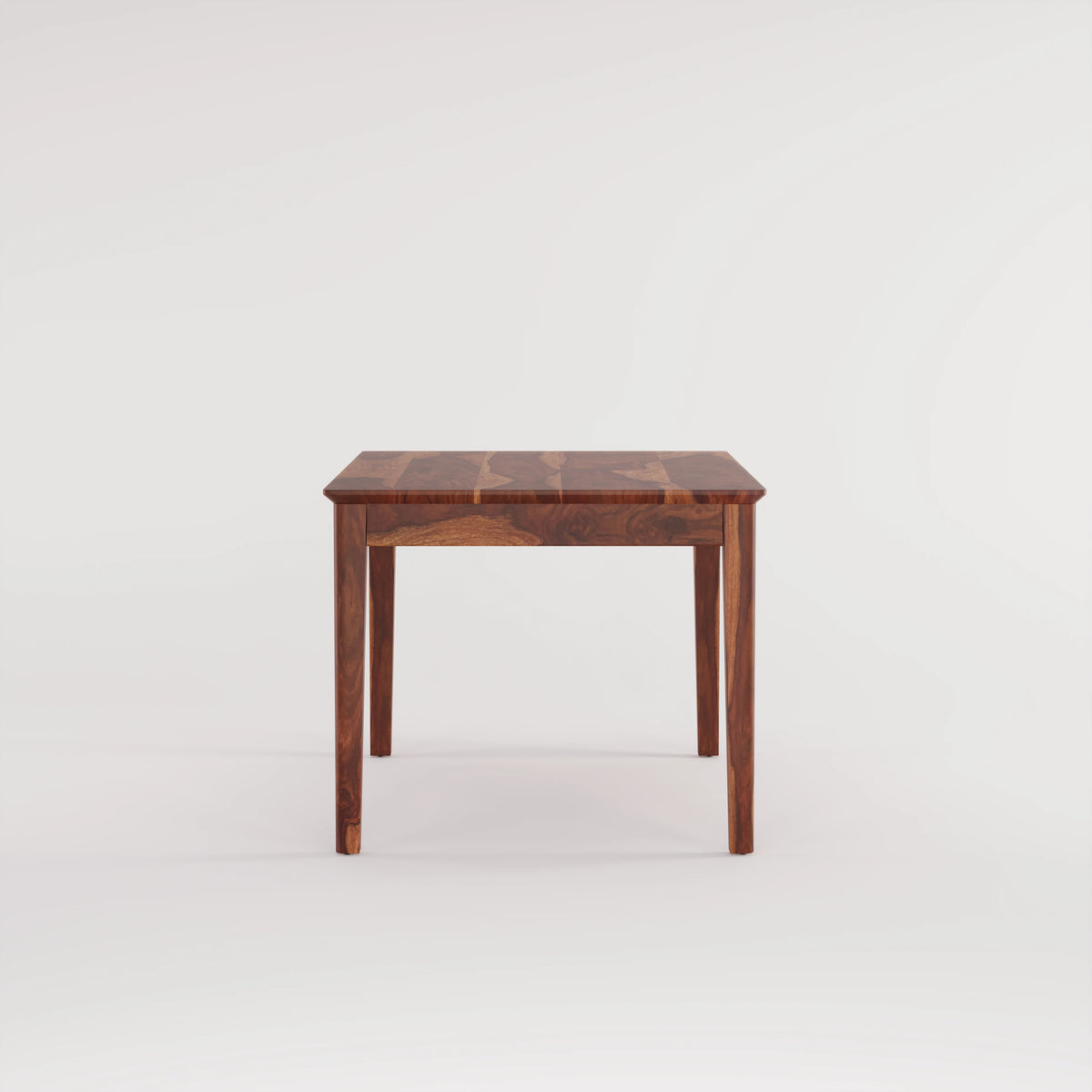 Oslo Solid Sheesham Wood 4 Seater Dining Table Set - Honey Finish