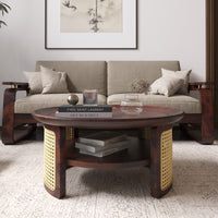 Solid Wood 5 Seater Sofa Set