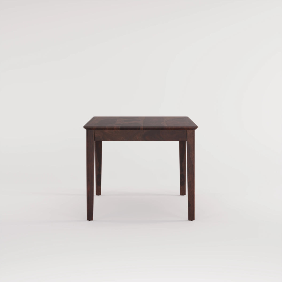 Oslo Solid Sheesham Wood 4 Seater Dining Table Set - Walnut Finish