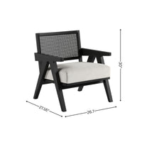 Solid Wood Accent Arm Chair Lounge sofa for Living Room