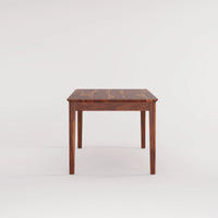 Oslo Solid Sheesham Wood 6 Seater Dining Table Set - Honey Finish