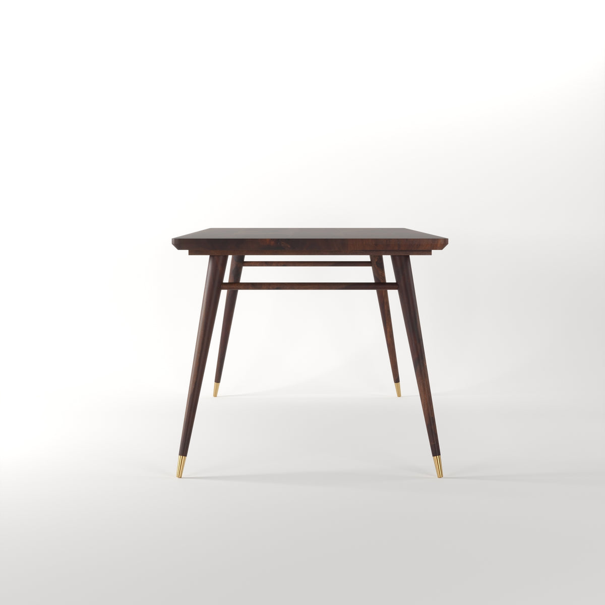 Solid Sheesham Wood Dining Table in Honey Finish