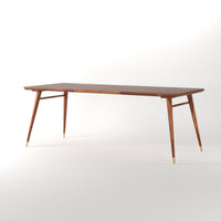 Solid Sheesham Wood Dining Table in Honey Finish