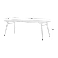 Sheesham Wood 8 Seater Dining Table Set with Cane Back Chairs