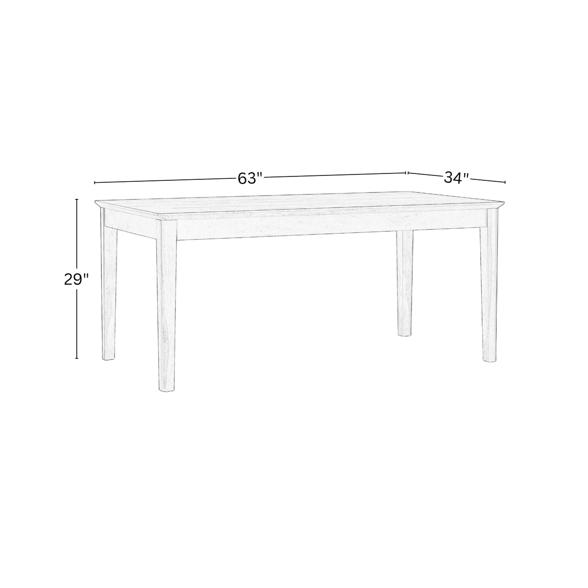 Oslo Solid Sheesham Wood 6 Seater Dining Table Set - Walnut Finish