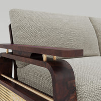Solid Wood 5 Seater Sofa Set