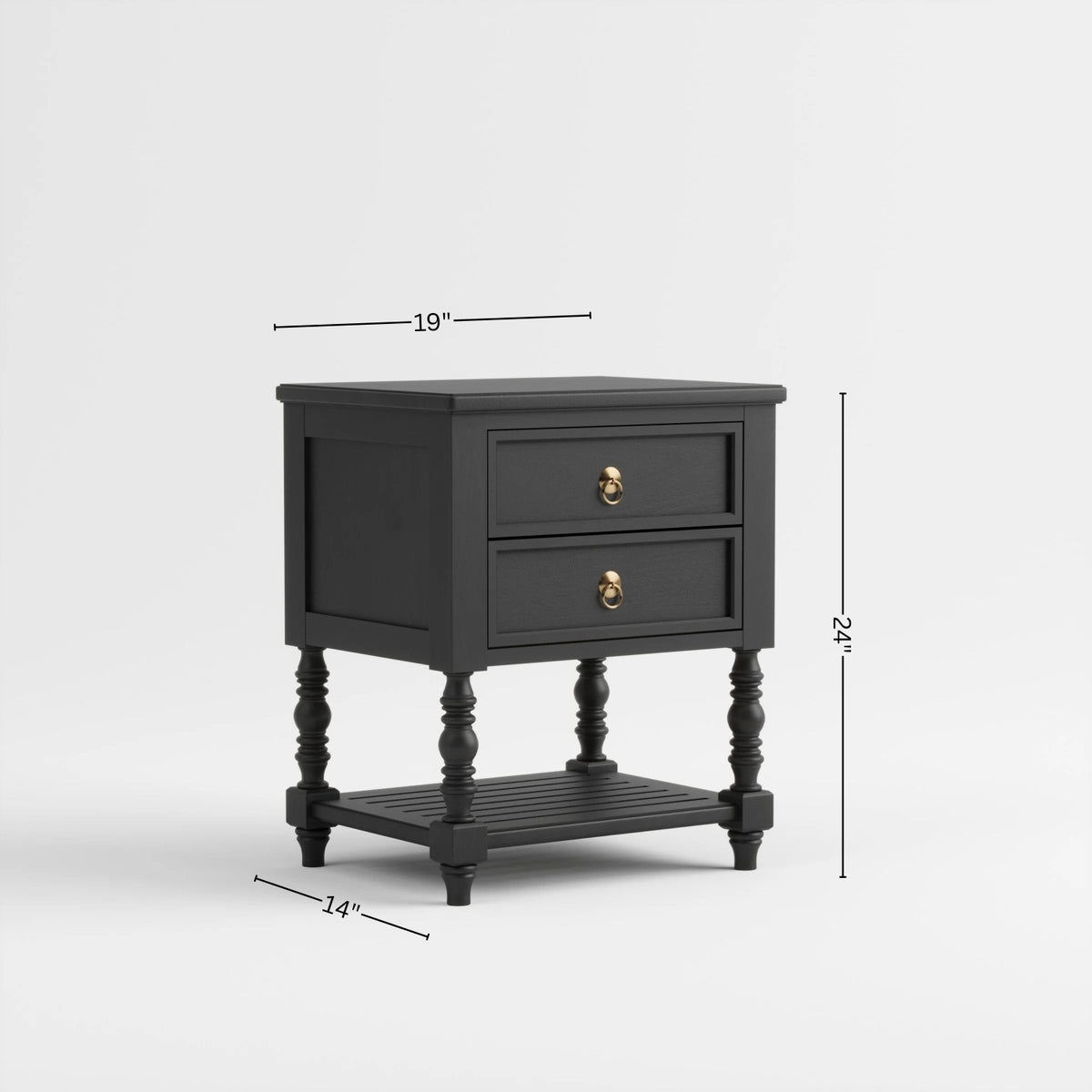 Wood Night Stand for Bedroom