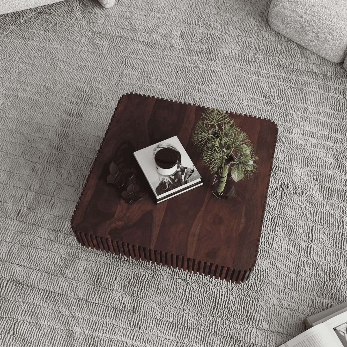 Solid Wood Coffee Table for Living Room
