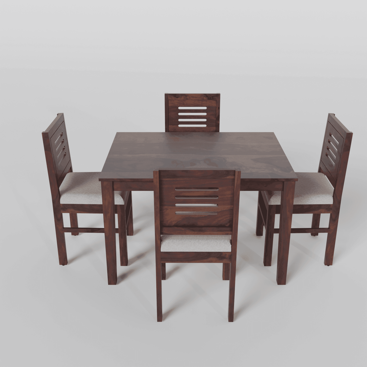 4 Seater dining table made of solid sheesham wood